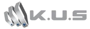 Logo of KUS with distinctive design